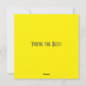 Carte de la Journée d'appréciation des enseignants (Dos)