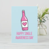 Carte de la Journée de la conscience du célibat he (Debout devant)