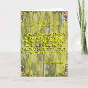 Carte de la Journée des femmes