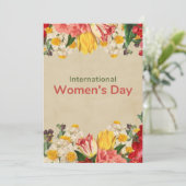 Carte de la Journée internationale de la femme 08- (Debout devant)