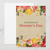 Carte de la Journée internationale de la femme 08- (Devant / Derrière)