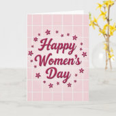 Carte de la Journée internationale des femmes (Fleur jaune)
