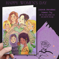 Carte de la Journée internationale des femmes à l'