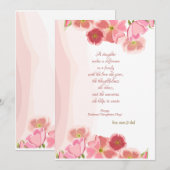 Carte de la Journée nationale des filles du corail (Devant / Derrière)