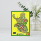 Carte de la Laponie (Debout devant)