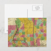 Carte de la Louisiane, du Mississippi et de l'Alab (Devant / Derrière)