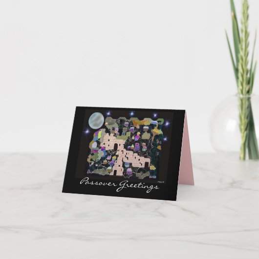 Carte de la lune de Jérusalem Pâque (Devant)