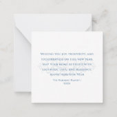 Carte de la lune du Nouvel An islamique Hijri 1447 (Dos)