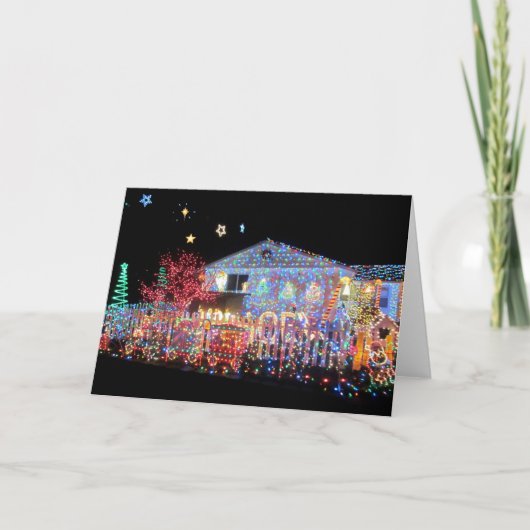 Carte de la maison de Noël (Devant)