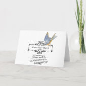 Carte de la maison en pain d'épice de Noël (Dos)