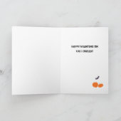 Carte de la maison Jack-o'lanterne Halloween (Intérieur)