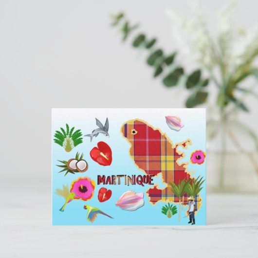Carte de la Martinique (Debout devant)