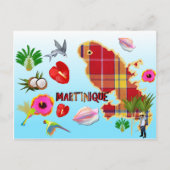 Carte de la Martinique (Devant)