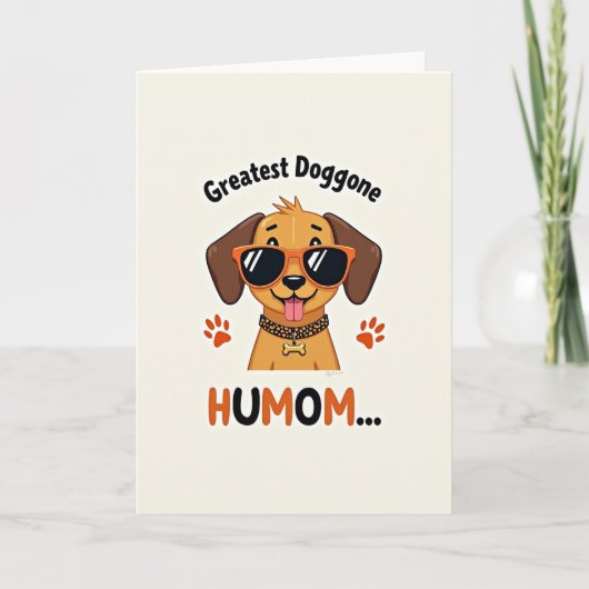 Carte de la Meilleure Maman Chien (Devant)