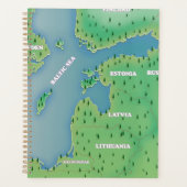 Carte de la mer Baltique (Devant)