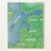 Carte de la mer Baltique (Dos)