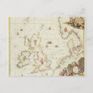 Carte de la Mer du Nord, c.1675