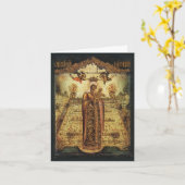 Carte de la Mère de Dieu "Le Jardin clos" (Fleur jaune)