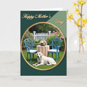 Carte de la Mère du Jardin Fleuri (Fleur jaune)