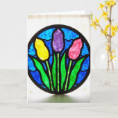 Carte de la Mère Fleur Radieuse (Fleur jaune)