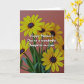 Carte de la Mère Florale Radiante (Fleur jaune)