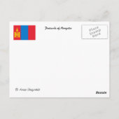 Carte de la Mongolie (Dos)