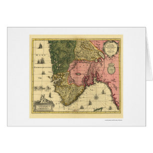 Carte de la Norvège avant janvier Jansson 1650