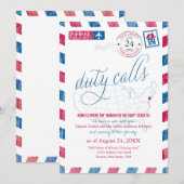 Carte de la Nouvelle-Jersey USA par avion militair (Devant / Derrière)