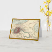 Carte de la Nouvelle-Orléans 1900 (Fleur jaune)