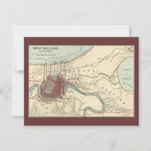 Carte de la Nouvelle-Orléans 1900