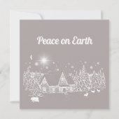 Carte de la Paix de Noël du Pays Blanc (Devant)