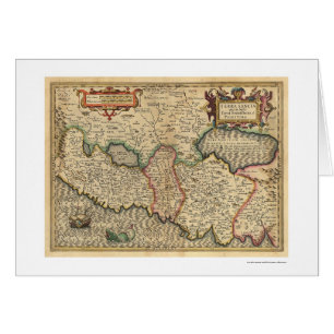 Carte de la Palestine et des zones environnantes 1