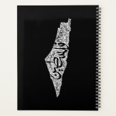 Carte de la Palestine libre et drapeau du Canada ( (Dos)