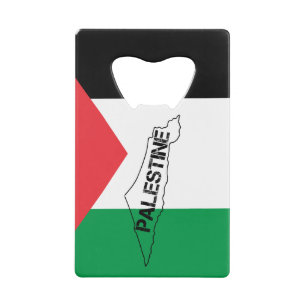 Carte de la Palestine libre sur le drapeau palesti