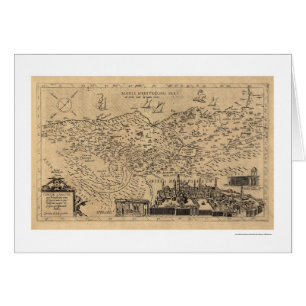 Carte de la Palestine par Tilemann Stella 1600