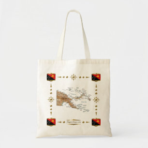Carte de la Papouasie-Nouvelle-Guinée + Sac de