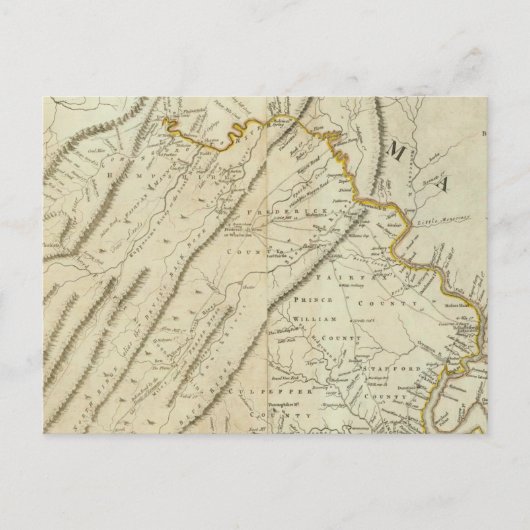 Carte de la partie la plus habitée de Virginie, NJ (Devant)