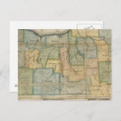 Carte de la partie occidentale de l'État de New Yo (Devant / Derrière)