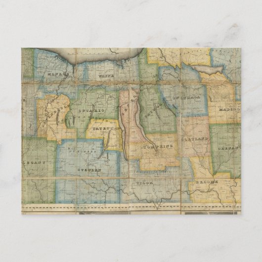 Carte de la partie occidentale de l'État de New Yo (Devant)