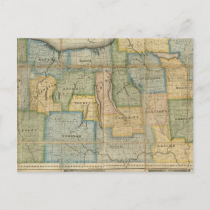 Carte de la partie occidentale de l'État de New Yo