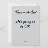 Carte de la Passion du Christ (Dos)