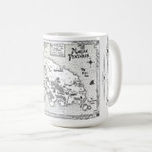 Carte de la péninsule magique Mug (Devant droit)