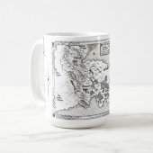 Carte de la péninsule magique Mug (Devant gauche)