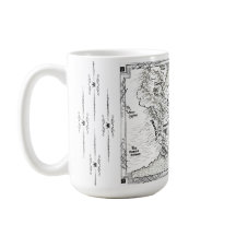 Carte de la péninsule magique Mug