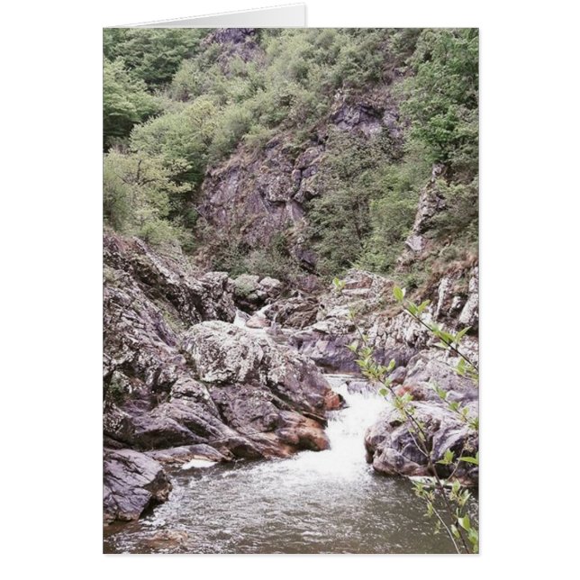 Carte de la petite cascade (Devant)