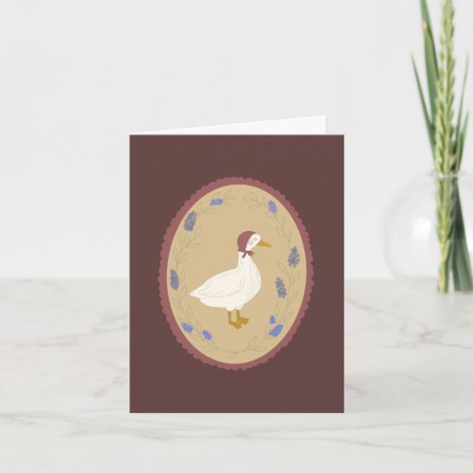 Carte de la petite oie délicate (Devant)