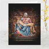 CARTE DE LA PIETA DE MICHEL-ANGE (Fleur jaune)
