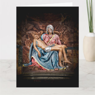CARTE DE LA PIETA DE MICHEL-ANGE