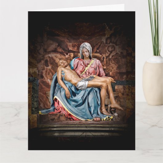 CARTE DE LA PIETA DE MICHEL-ANGE (Devant)
