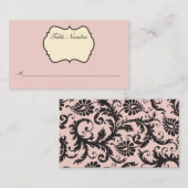 Carte de la place Rosée, Crème, Gris Damas (Devant / Derrière)